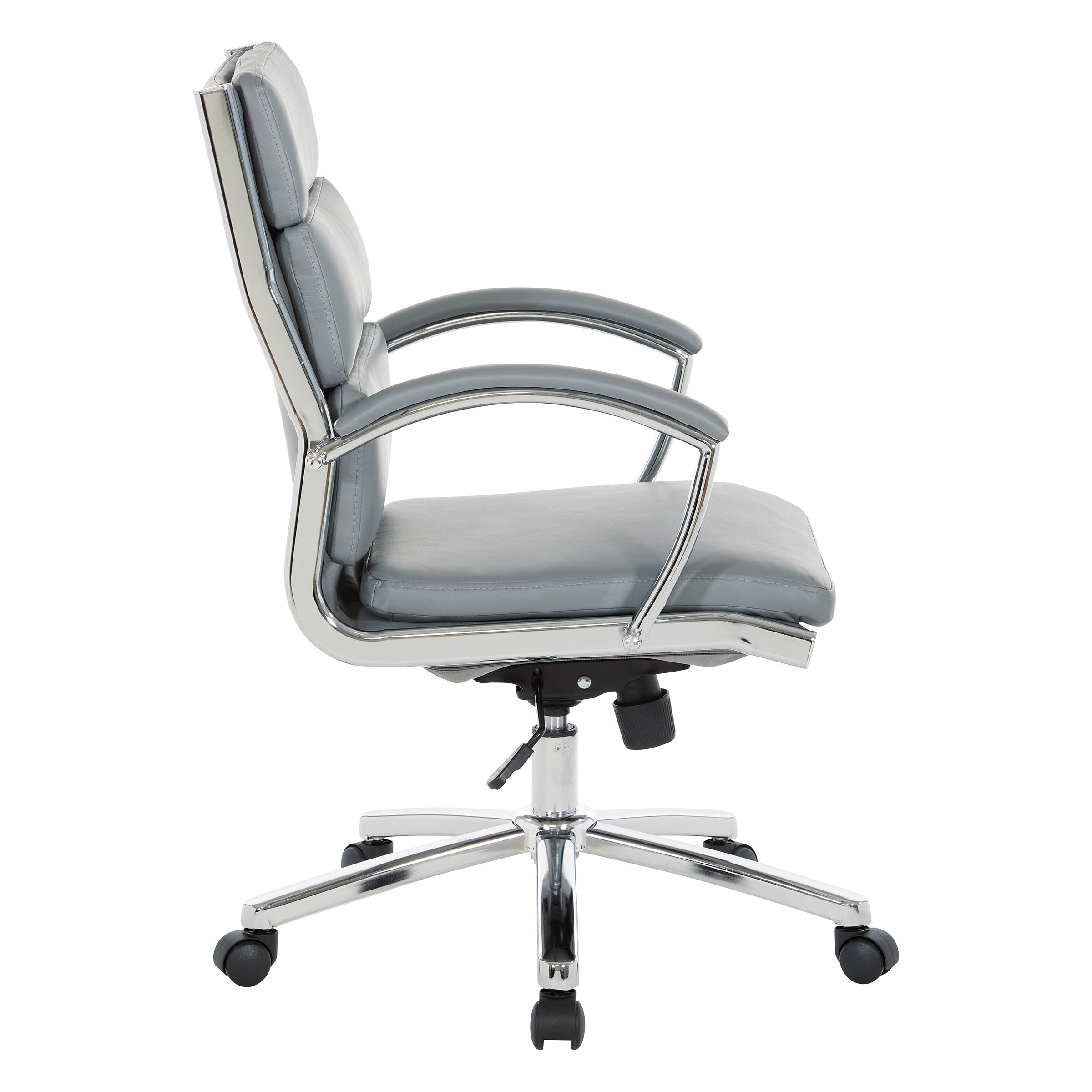 Mid Back Exec Faux Lthr Chair